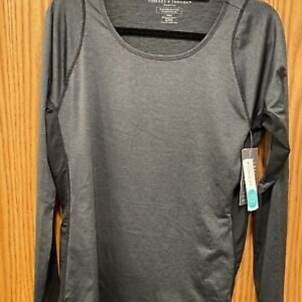 Stitch Fix Threads 4 Thought Large Grey Activewear Women's Shirt